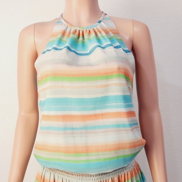 Ramy Brook Printed Paris Sleeveless Dress Multi Color Size: XS - Picture 5 of 15